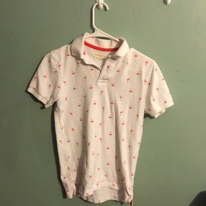 Aeropostale Polo-style shirt with Flamingos